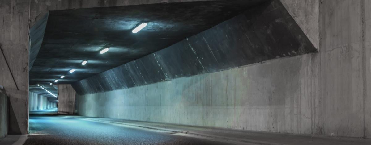 Un tunnel souterrain rénové 